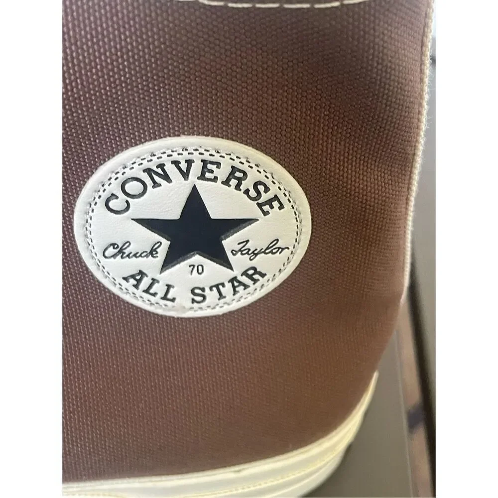 NWOB Converse Chuck Taylor All Star High Top Color Block Sneakers Brown Tan 11.5